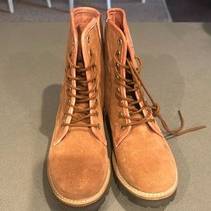Brand new never worn suede booties